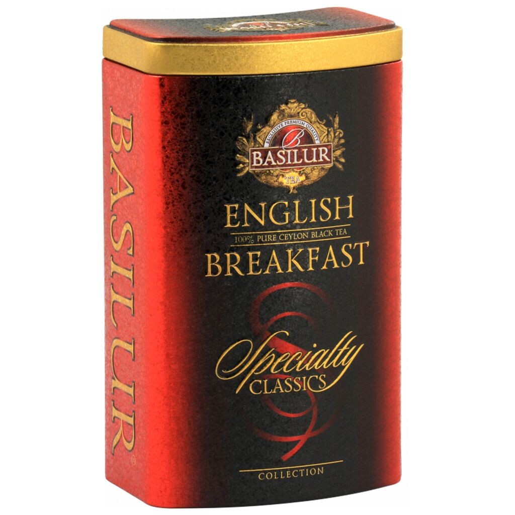 

BASILUR English Breakfast - Чай черный листовой в декоративной банке, 100 г х12 шт. sarcia.eu