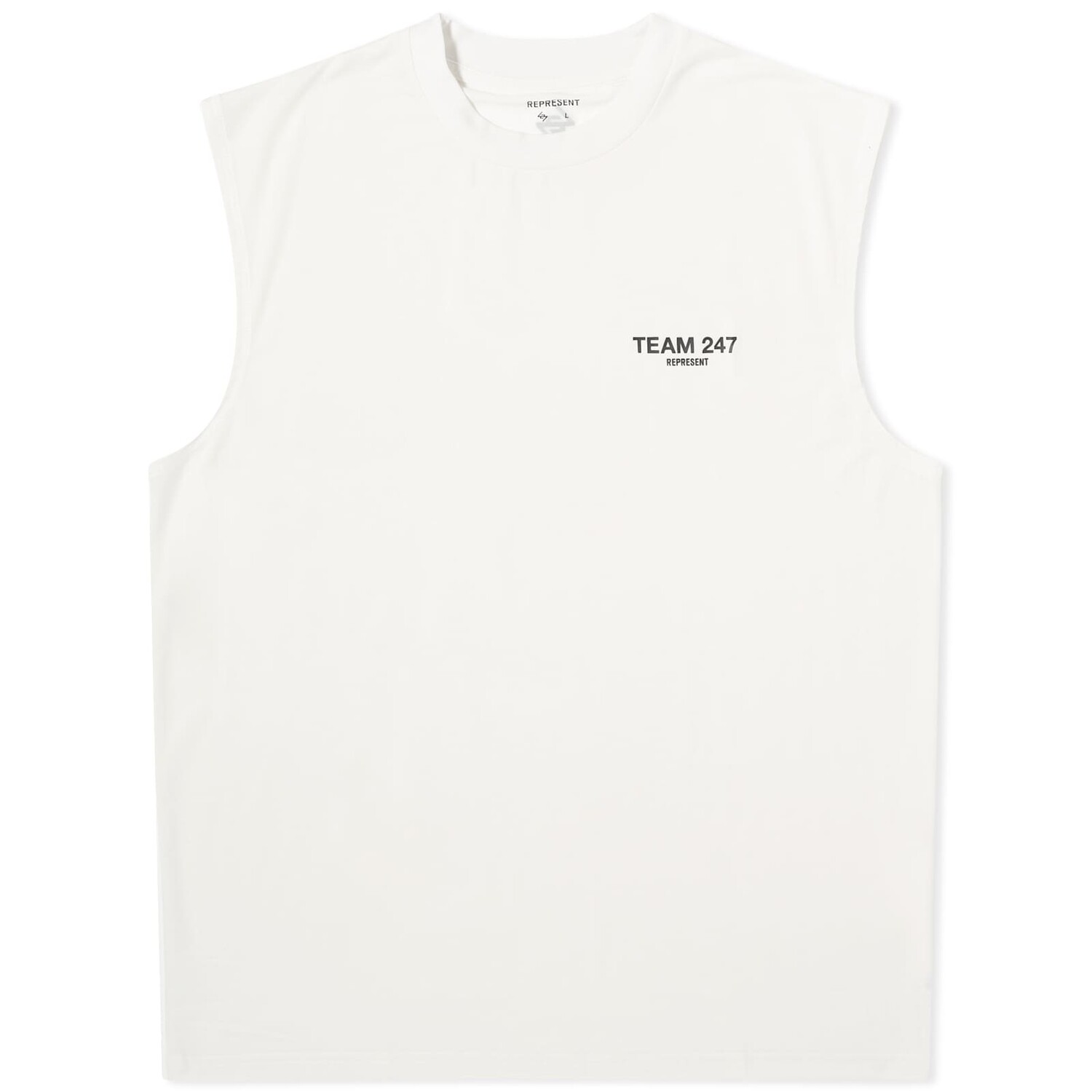 Футболка Represent Team 247 Oversized Tank, цвет Flat White