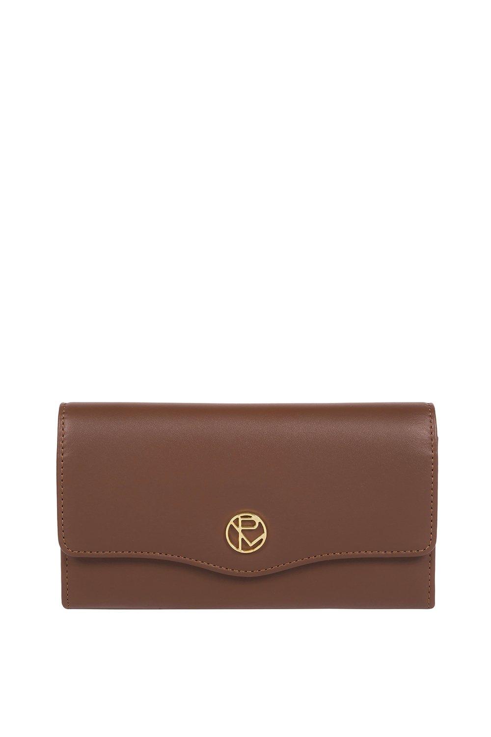 Кожаный кошелек Монпелье Pure Luxuries London, коричневый
