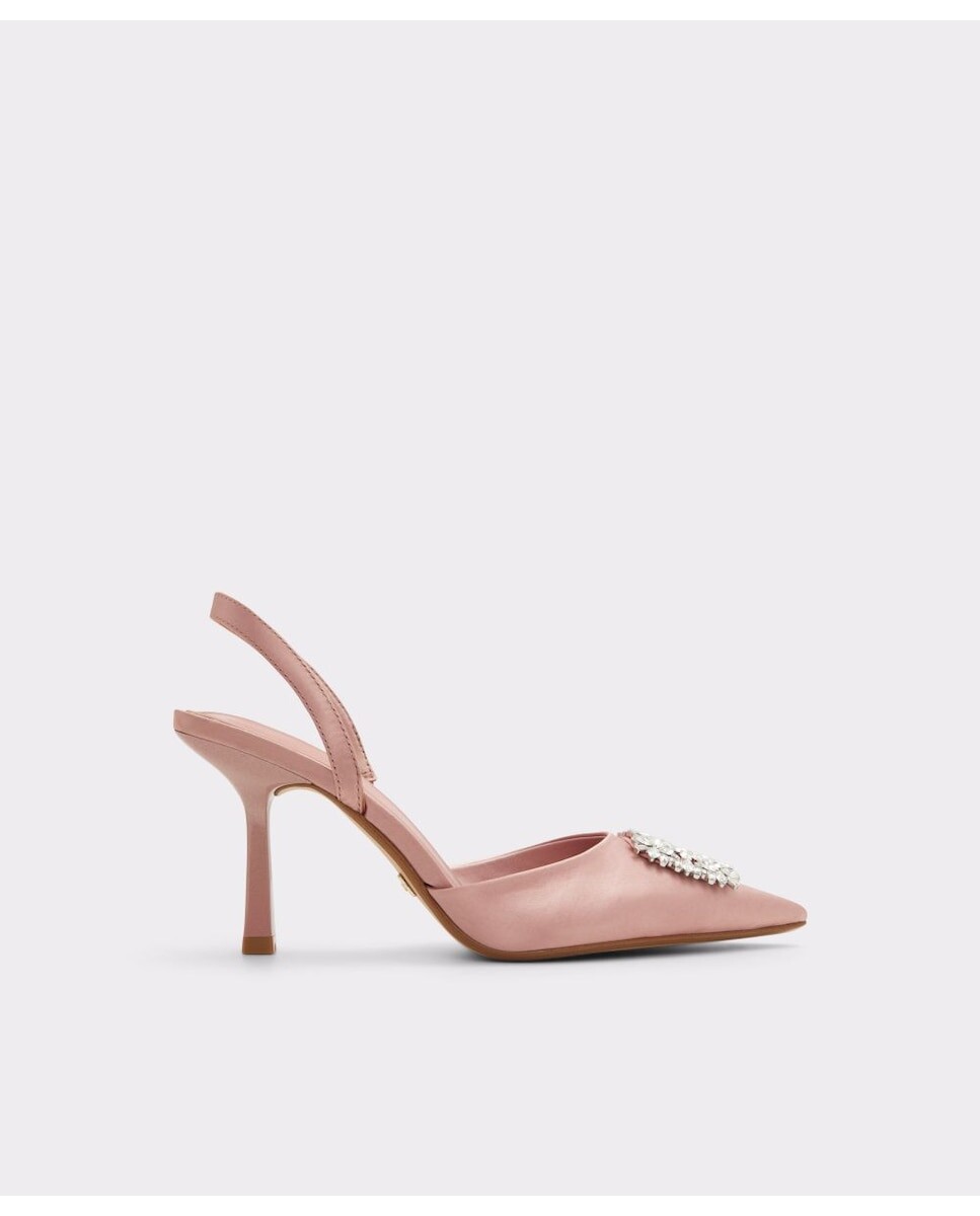 

Женские туфли-лодочки с пяткой на пятке из розовой ткани Aldo, розовый