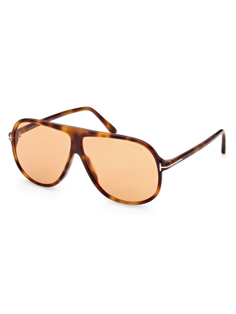 

Солнцезащитные очки-пилоты Spencer 62MM Tom Ford, цвет Havana