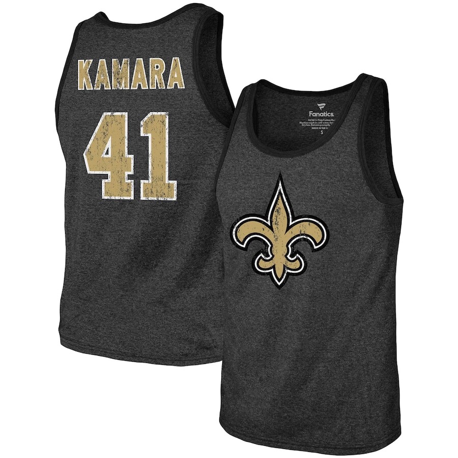 

Майка Majestic Threads New Orleans Saints, черный