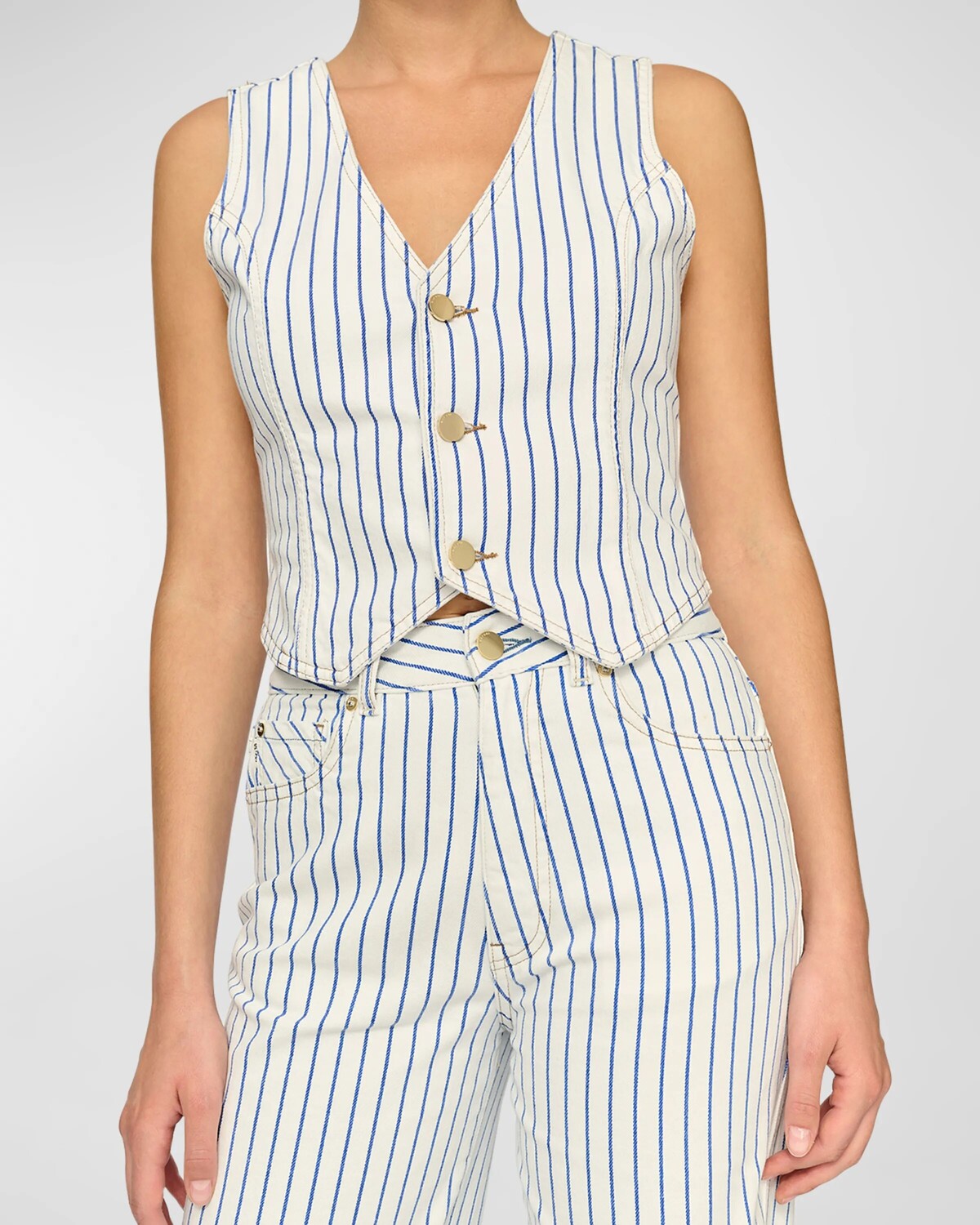 

Полосатый джинсовый жилет DL1961, цвет Nautical Stripe