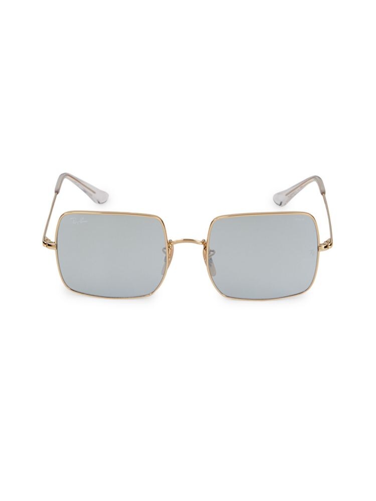 

Квадратные солнцезащитные очки 54MM Ray-Ban, цвет Gold Grey