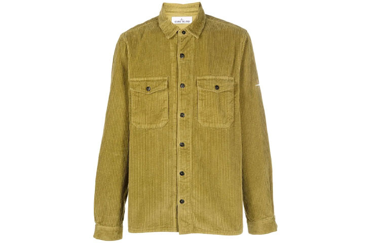 

STONE ISLAND Мужская рубашка, цвет Acid Yellow