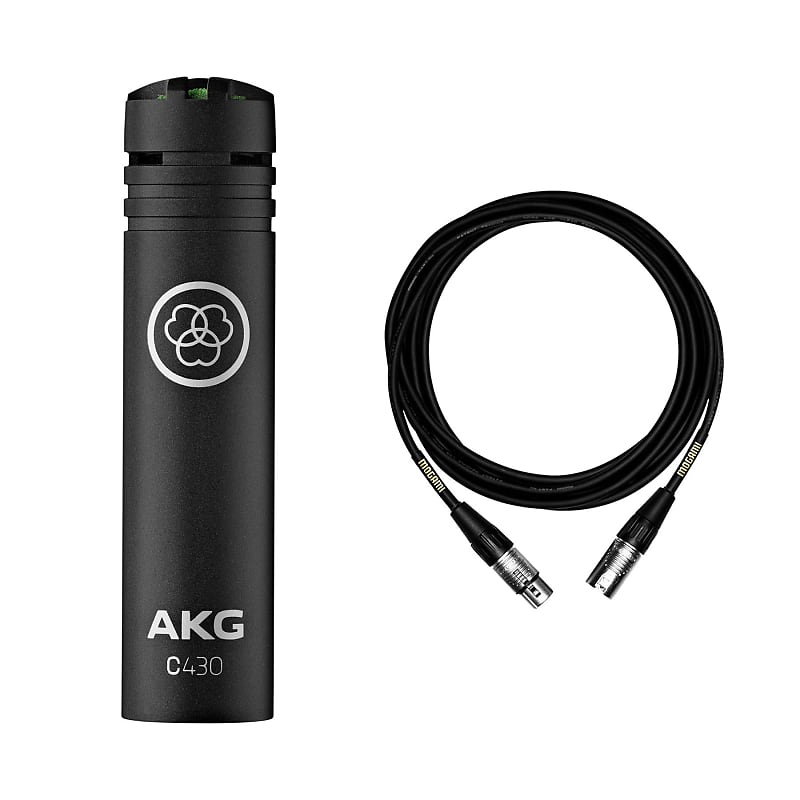 Конденсаторный микрофон AKG AKG C430 Overhead Miniature Condenser Microphone w/ XLR Cable Bundle