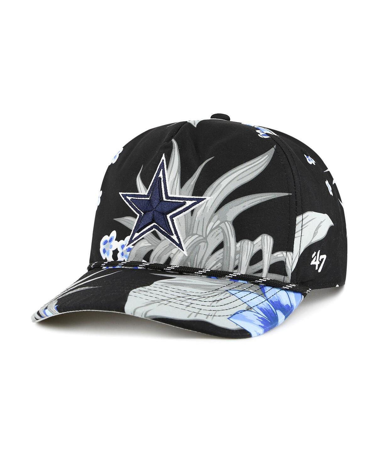 цена Мужская черная регулируемая шляпа Dallas Cowboys Dark Tropic Hitch '47 Brand