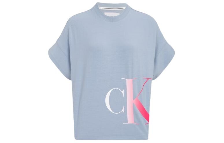 

Футболка женская светло-голубая Calvin Klein