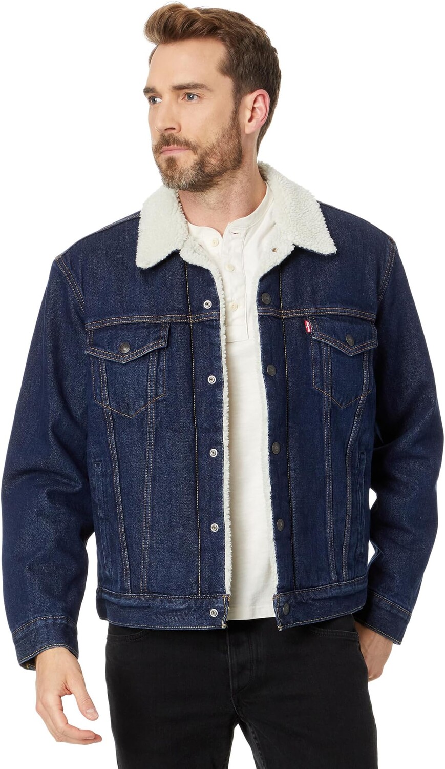 

Куртка Type III Sherpa Trucker Levi's, цвет Rockridge