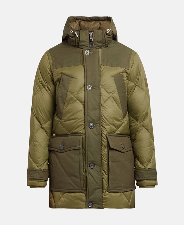 

Пуховик Tommy Hilfiger, цвет Moss