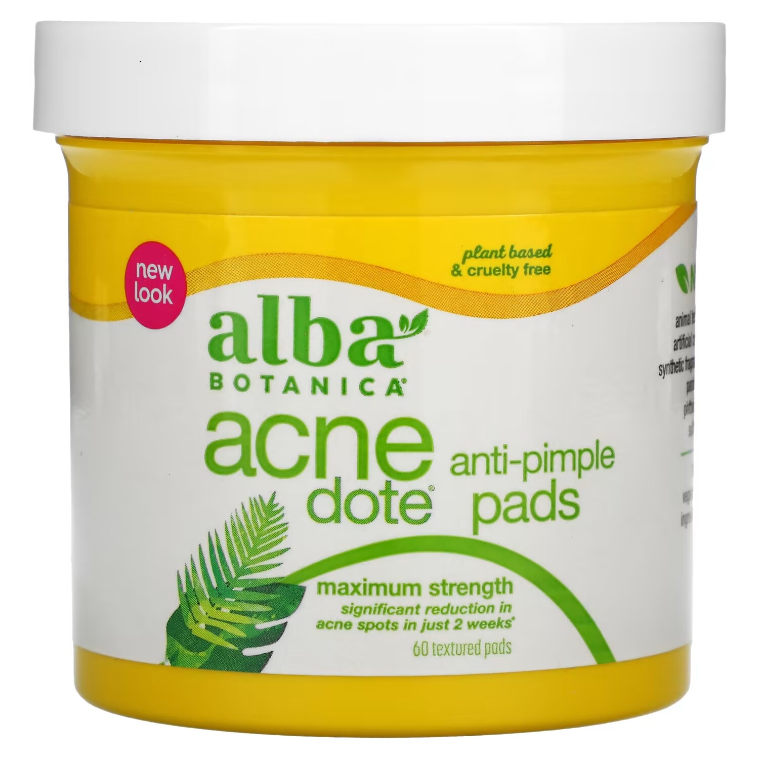 

Прокладки Alba Botanica Acnedote против прыщей, 60 текстурированных подушечек