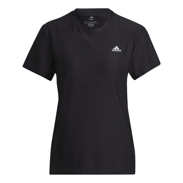 

Футболка (WMNS) adidas Runner Running T-Shirt 'Black', черный