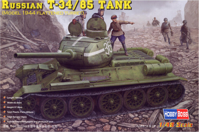 

Комплект модели Т3485 Модель 1944 г. Сплющенная Hobby Boss