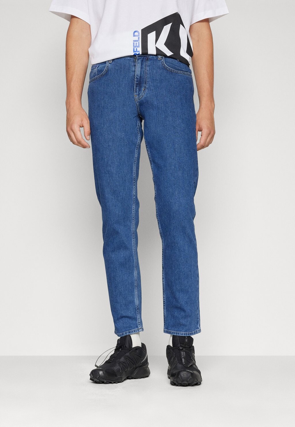 

Джинсы Tapered Fit TAPERED Karl Lagerfeld, темно-синий камень