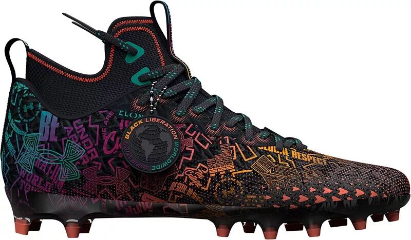 

Мужские футбольные бутсы Under Armour Spotlight Clone MC LE, черный/оранжевый