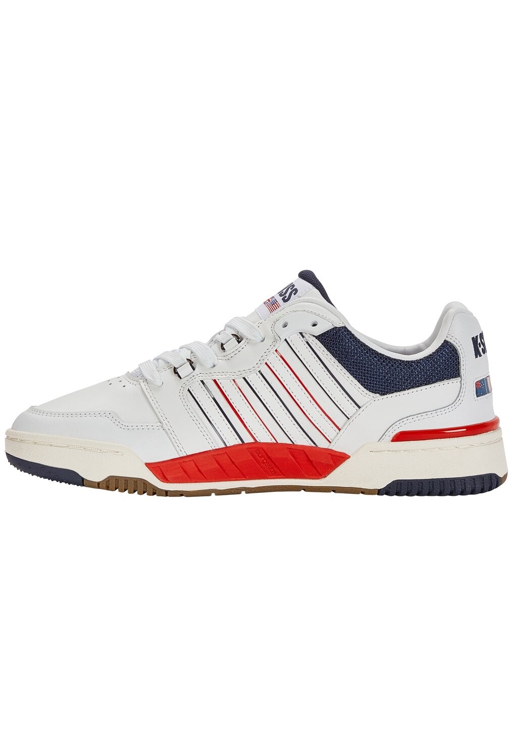 

Кроссовки низкие K-SWISS, цвет brilliant white navy red