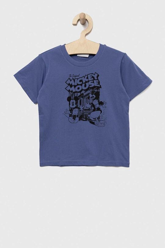 

Детская хлопковая футболка United Colors of Benetton x Disney, синий