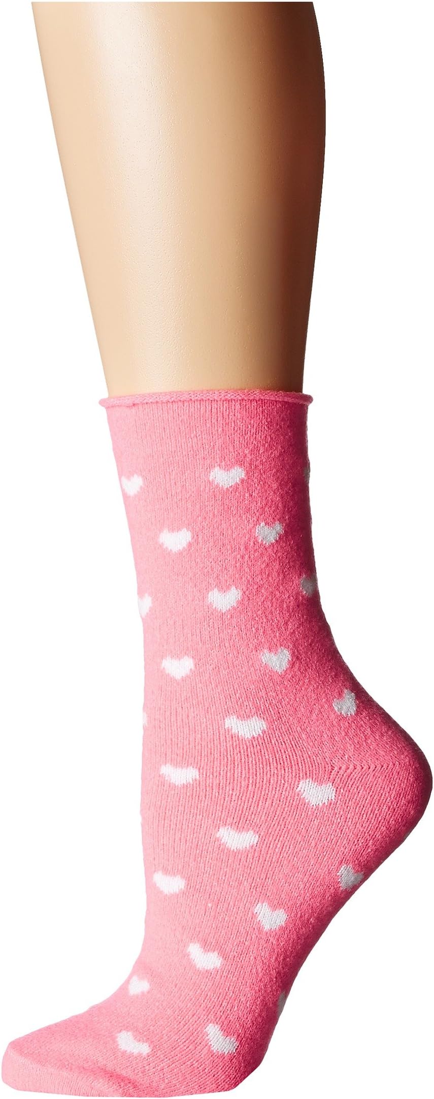 Тонкие флисовые носки Plush, цвет Neon Pink Heart цена и фото