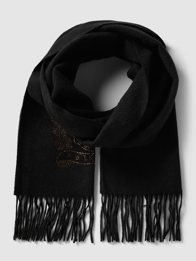 

Шарф с потертостями Lauren Ralph Lauren, черный