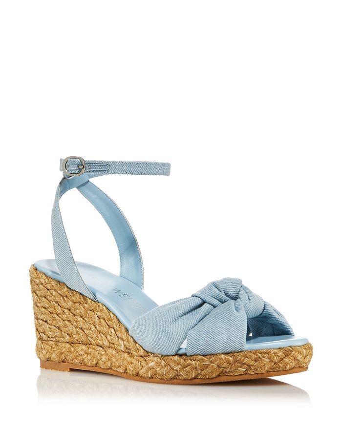 

Женские сандалии на танкетке Playa Espadrille с узлом Stuart Weitzman