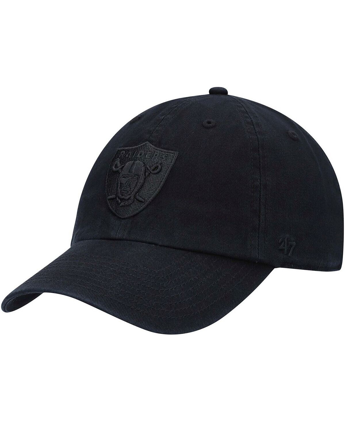 

Мужская черная регулируемая кепка в тон Las Vegas Raiders Team '47 Brand