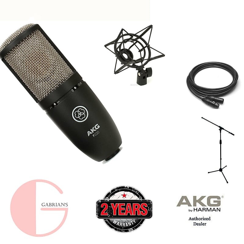 

Микрофон AKG P220 Large Diaphragm Cardioid Condenser Microphone