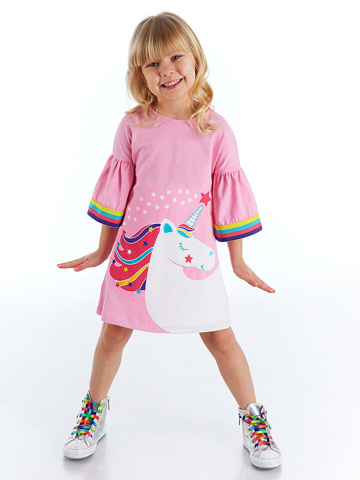 

Платье Denokids, розовый