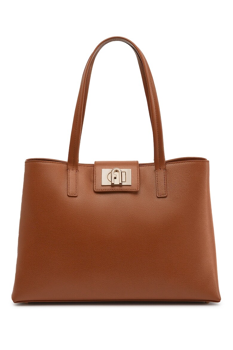 

Кожаная сумка 1927 года с рельефом Furla, коричневый