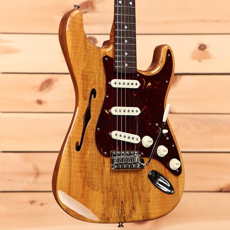 Электрогитара Fender Custom Shop Artisan Spalted Stratocaster - Aged Natural - CZ565592 - PLEK'd