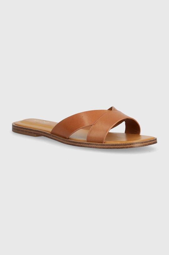 

Кожаные тапочки Caria Aldo, коричневый