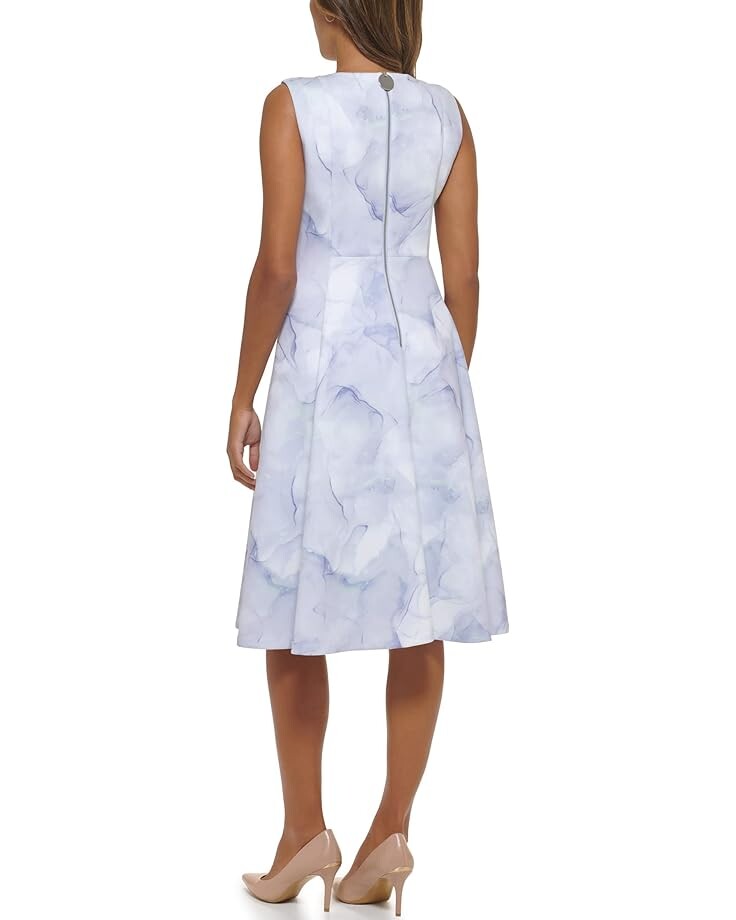 

Платье Calvin Klein Scuba A-Line Dress, цвет Wind Multi