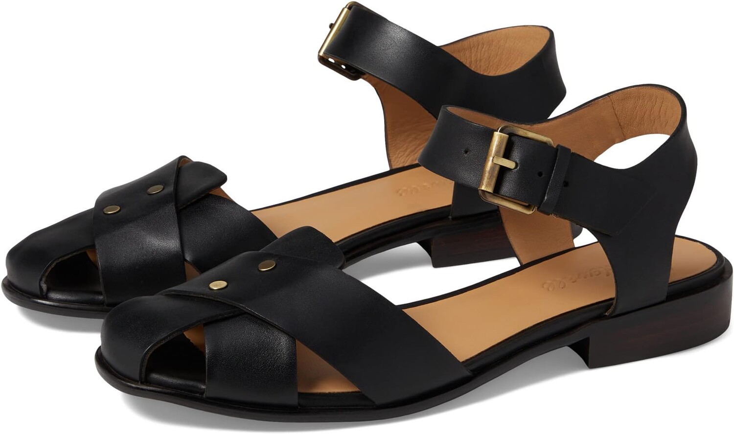 

Сандалии на плоской подошве The Ira Sandal Madewell, цвет True Black