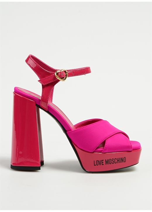 Разноцветные женские туфли на каблуке Love Moschino