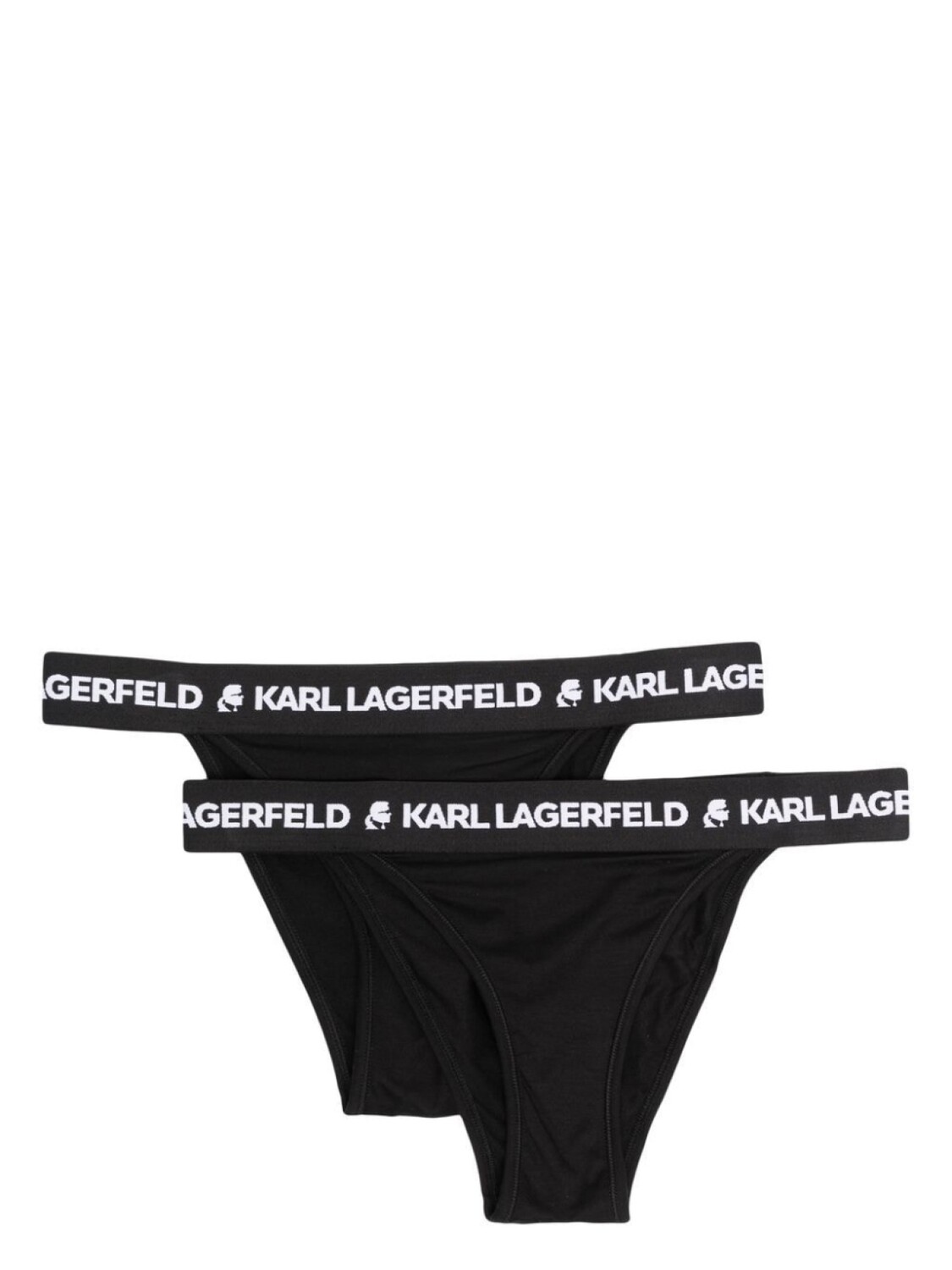 

Karl Lagerfeld трусы-бразилиана с логотипом, черный