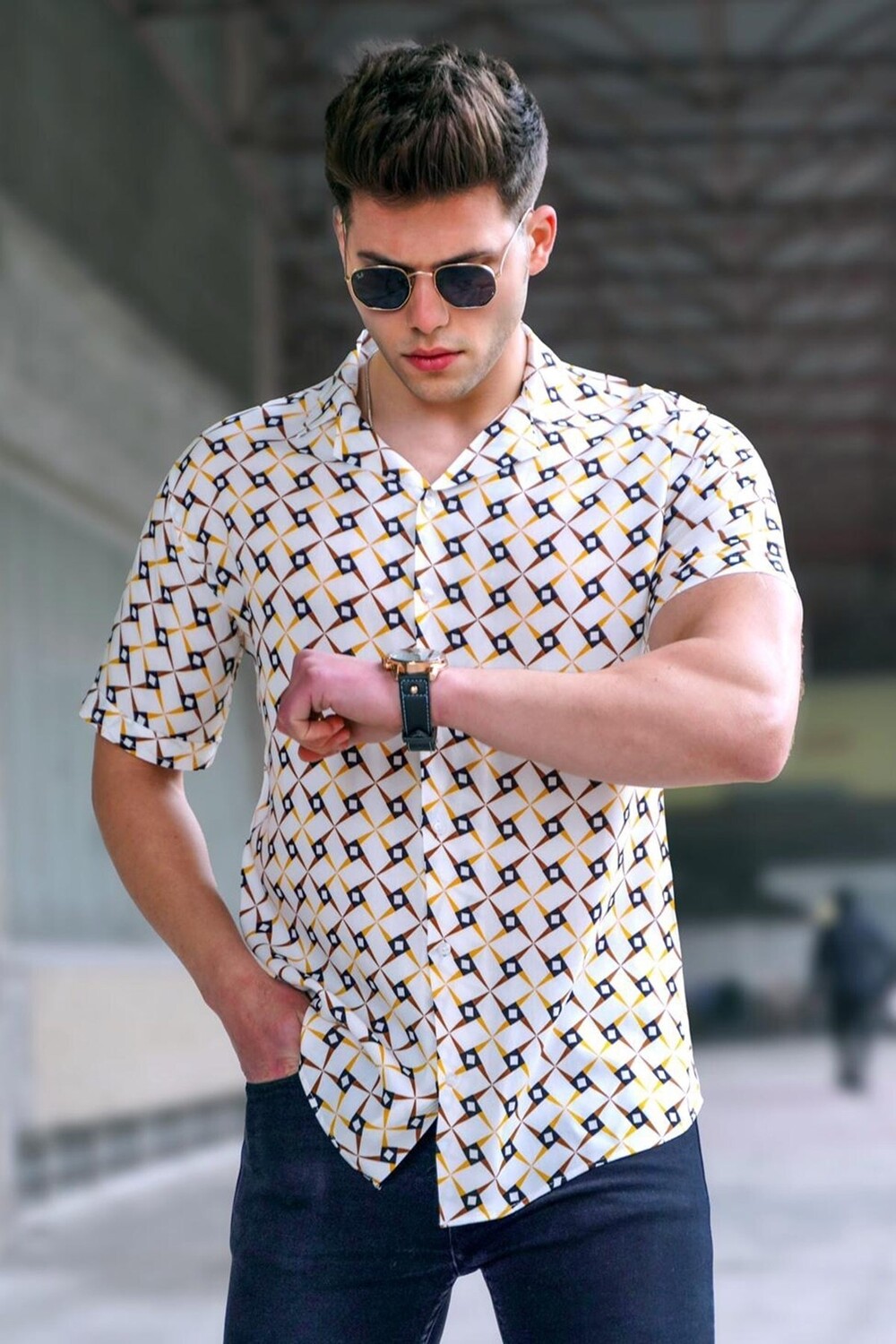 

Рубашка Madmext, желтый
