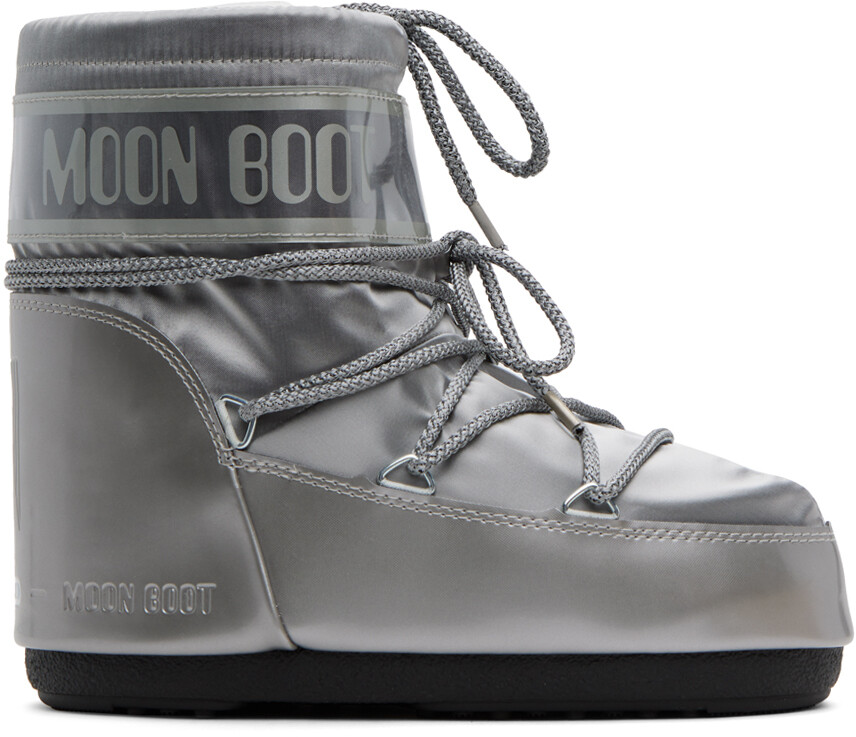

Лунные ботинки Серебряные сапоги с изображением значка Moon Boot