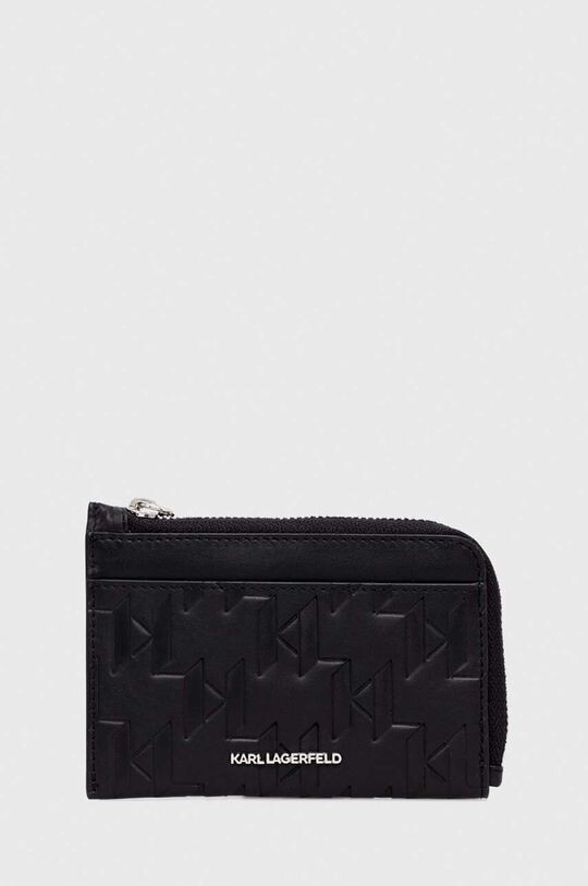 

Кожаный кошелек Karl Lagerfeld, черный