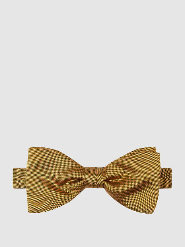 Шелковый галстук-бабочка Blick, желтый