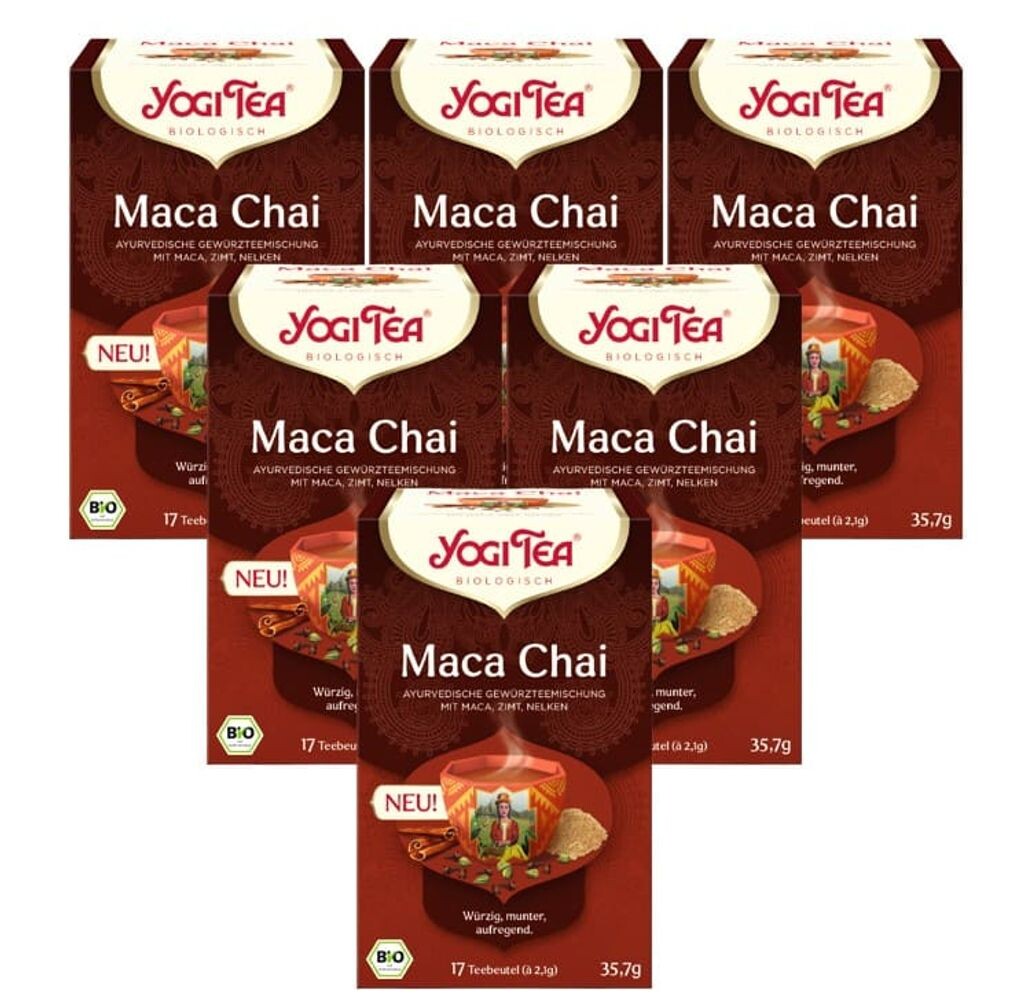 

6 xYOGI ЧАЙ Мака Чай | 6 х 35,7 г Yogi Tea
