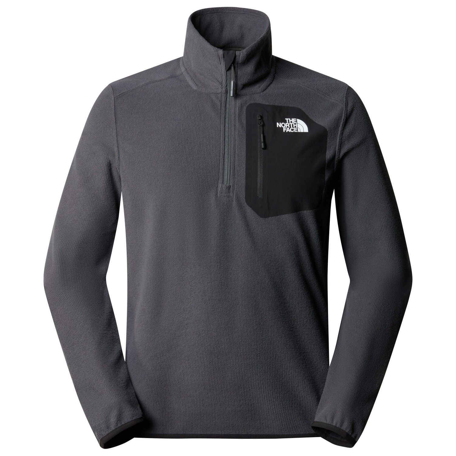 

Флисовый свитер The North Face Experit 1/4 Zip Grid Fleece, цвет Asphalt Grey/TNF Black