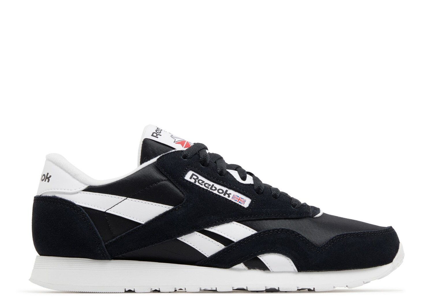 

Кроссовки Reebok Classic Nylon 'Black White' 2023, черный