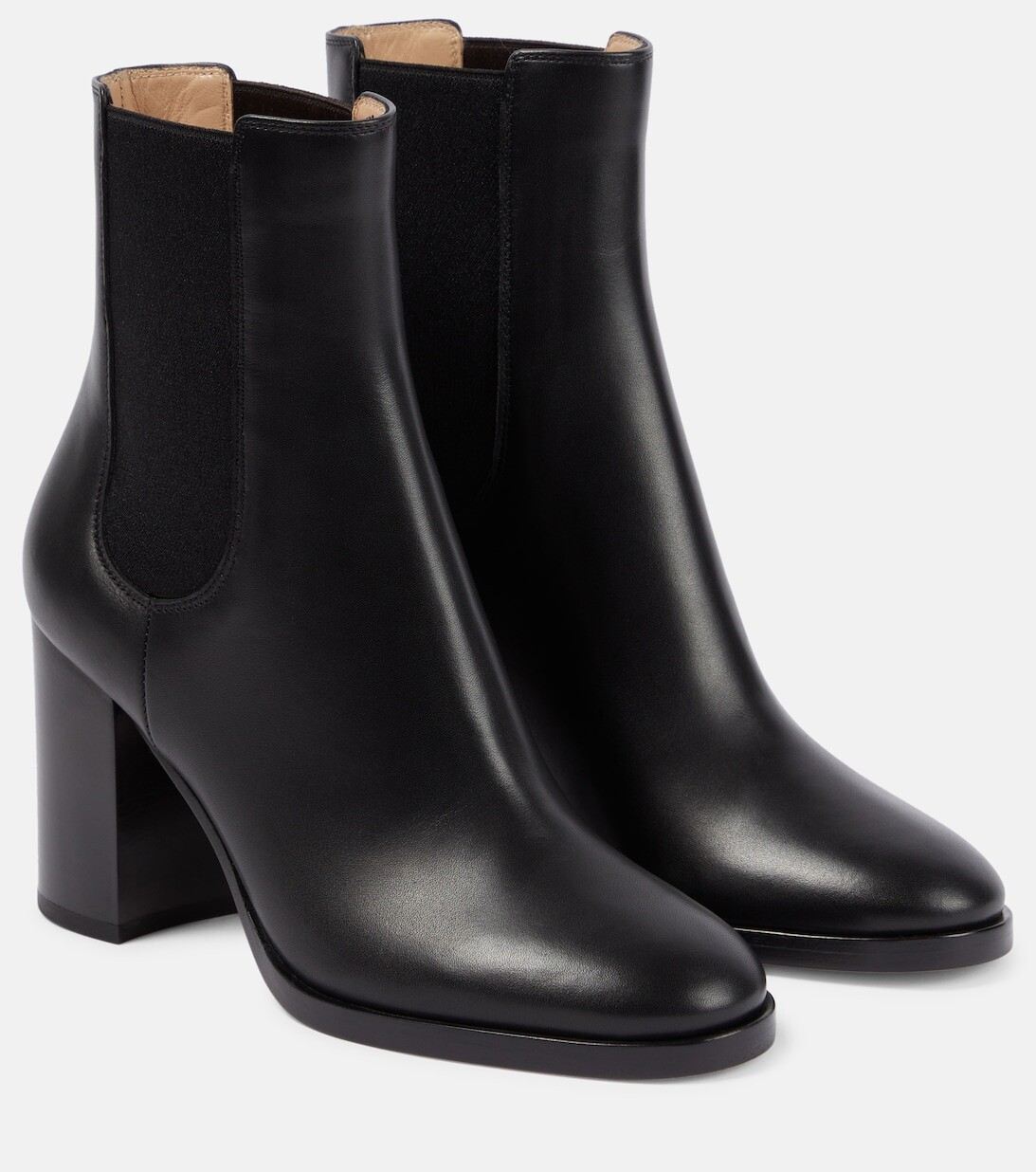 

Кожаные ботильоны челси Gianvito Rossi, черный