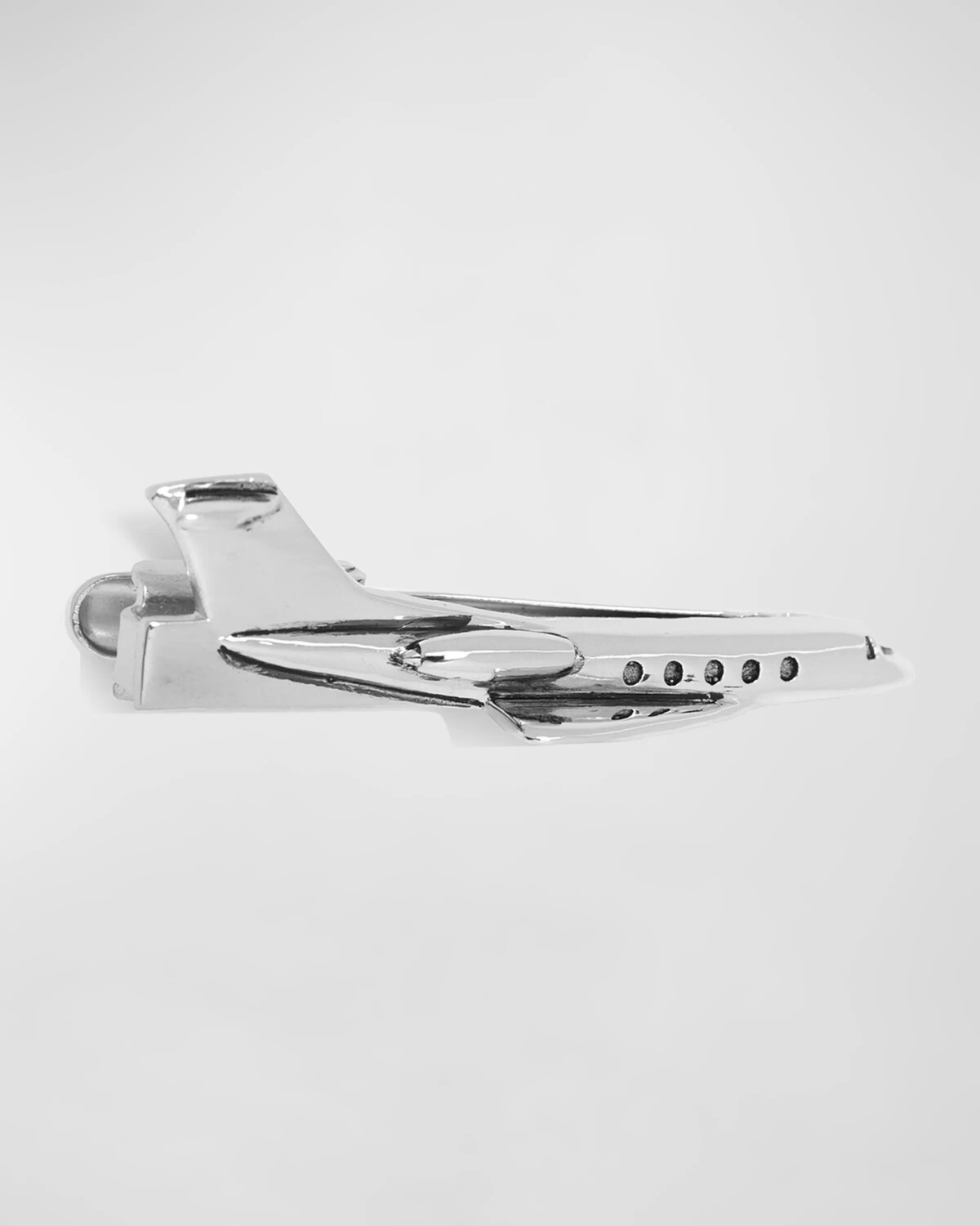 

Мужской зажим для галстука с 3D-самолетом Cufflinks Inc., серебряный