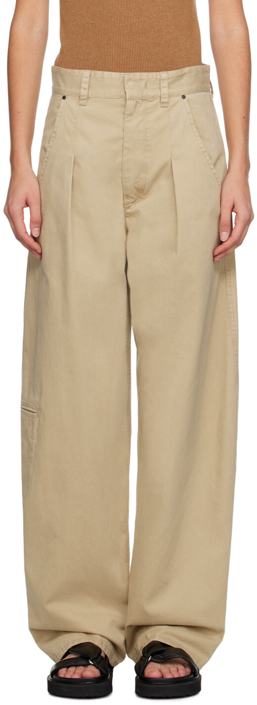 

Бежевые брюки Lenadi Isabel Marant