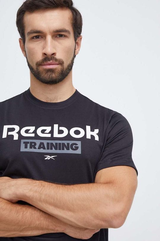 Тренировочная футболка Reebok, черный