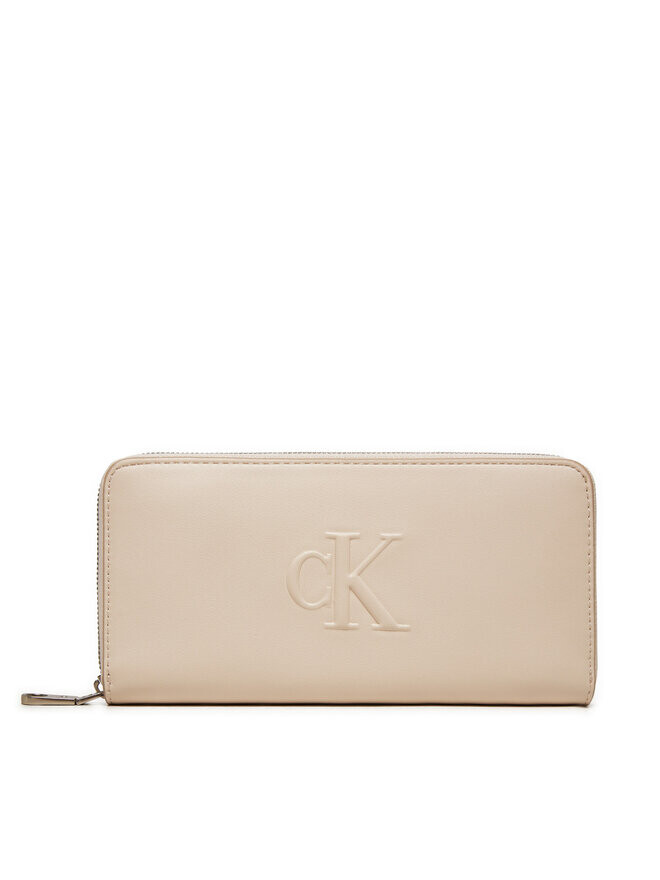 

Большой женский кошелек Calvin Klein Jeans Sculpted Zip K60K612743, экрю