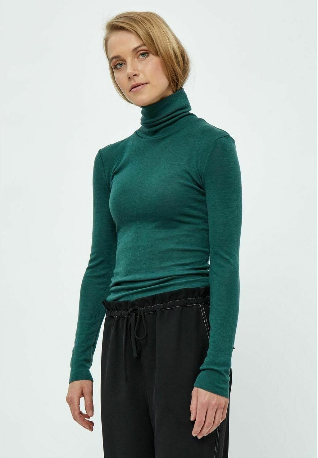 

футболка с длинным рукавом MSCally Roll Neck Minus, цвет jungle green