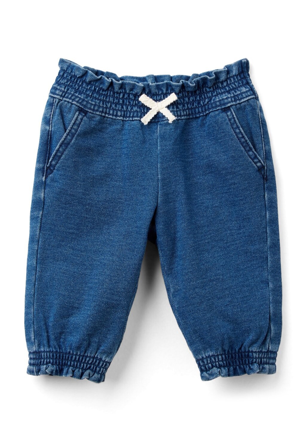 Джинсы свободного кроя TROUSERS United Colors of Benetton, цвет blue