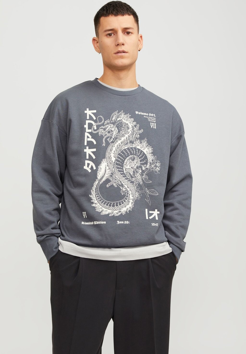 

Толстовка Jorbehavior Crew Unisex Jack & Jones, цвет quiet shade