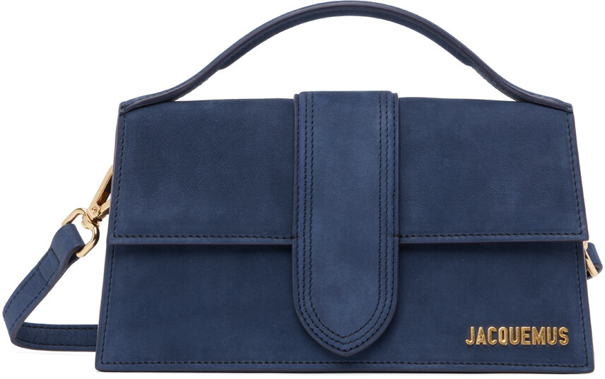 

Темно-синяя сумка Le Raphia Le Grand Bambino Dark Jacquemus